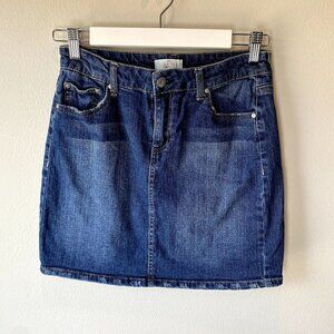 Ivy + Main Blue Denim Mini Skirt 9